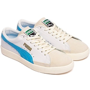  Puma 24. корзина Vintage обычная цена 13200 иен белый голубой BASKET VTG кожа спортивные туфли 