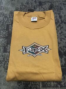 90年代　FOX MOTOCROSS FOXRACING ロゴTシャツ デッドストック　アメリカ製　XL アンビルanvil body 新品　バックプリント