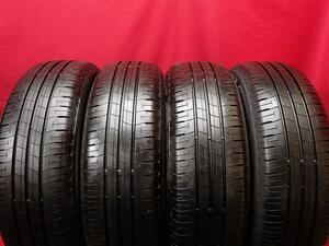 中古タイヤ 195/60R17 90H 4本セット ブリヂストン エコピア EP150 BRIDGESTONE ECOPIA EP150 9分山★n17 プリウス ライズ