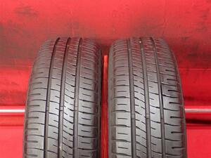 タイヤ2本 《 ダンロップ 》 エナセーブ EC204 [ 175/65R14 82S ] 8.5分山★ bB サクシード パッソ キューブ フィット デミオ コルト n14