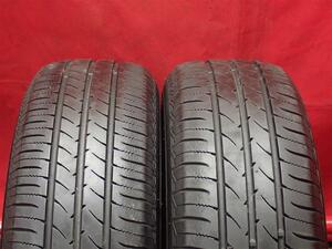 タイヤ2本 《 トーヨー 》 ナノエナジー3 [ 185/70R14 88S ]8分山★ フリード ノート カローラ ストリーム シビック n14