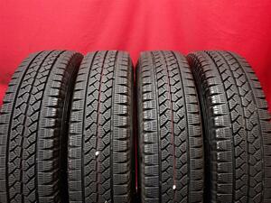 スタッドレス4本 155/80R14 88/86N 4本セット ブリヂストン ブリザック VL1 BRIDGESTONE BLIZZAK VL1 8.5分山★stati14