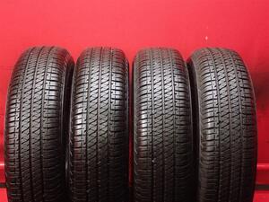 タイヤ4本 195/80R15 96S ブリヂストン デューラー H/T684II 9分山 ハイエース ハイエースワゴン NV350　キャラバンワゴン