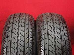 タイヤ2本 《 ヨコハマ 》 ジョブRY52 [ 195/80R15 103/101L ]8.5分山★ 商用車 ハイエース キャラバン コモ　n15