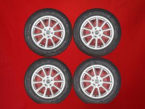 スタッドレス ECO FORME エコフォルムSE-15+ブリヂストンブリザックDM・V2 225/60R17 8.5分山★フォレスターに！stwt17