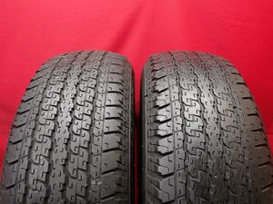 中古タイヤ 265/70R16 112S 2本セット ブリヂストン デューラー H/T840 7.5分山 サーフ プラド パジェロ タコマ　サファリ