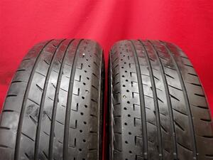 中古タイヤ 215/65R15 96H 2本セット ブリヂストン プレイズ PX-RV 8.0分山 シーマ シグマ　ルシーダ＆エミーナ