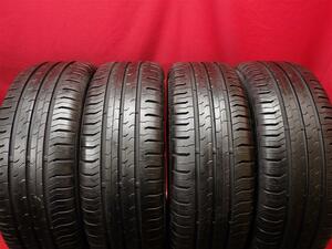 中古タイヤ 185/55R15 82H 4本セット コンチネンタル コンチ エコ コンタクト 5 CONTINENTAL ContiSportContact 5 8.5分山★n15