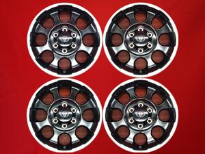 TOYOTA Toyota FJ Cruiser black color package original wheel 4ps.@7.5J-17 PCD139.7 6 hole +15 hub 106 aa17