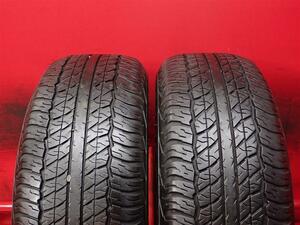 タイヤ2本 《 ダンロップ 》 グラントレック AT20 [ 265/65R17 112S ] 8分山★ サーフ プラド パジェロ n17