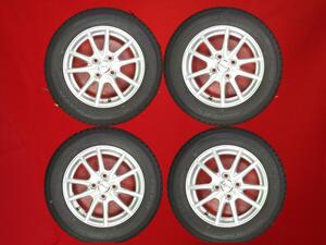 スタッドレス 5Wスポークタイプ1P+トーヨーガリットG5 165/70R14 8分山★パッソマーチなどに！stwt14