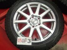 スタッドレス チーム スパルコタイプ03+ダンロップウィンターMAXX01 WM01 205/55R16 8.5分山★ステップワゴンアテンザなどに！stwt16_画像5