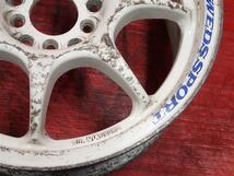 中古ホイール 単品1本 ウェッズスポーツ TC・05 WedsSport TC-05 16x7J 5/100/114.3 プレサージュ グランディス ギャラン ランサーセディ・_画像6