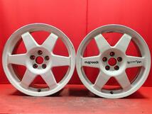 中古ホイール 2本セット speed line(スピードライン) プリオ・R speed line プリオ-R 17x7J 5/100 プレミオ アベンシス ワゴン カリーナED_画像1