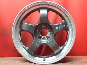 中古ホイール 単品1本 MEISTER(マイスター) S1 2P MEISTER S1 2P 17x7J 5/100 レガシィ アウトバック カローラ トレジア フォレスター コ・