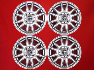 Inverno 6 Double Spoke Mat Silver Wheel 4 штуки ★ 4J-13 100 4 отверстия +43 Hub 67 ★ Wagon R Move Nbox EK Days и т. Д. AA13