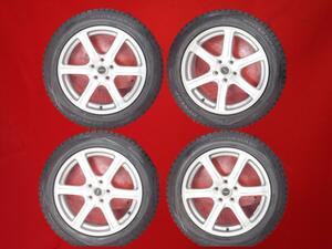 スタッドレス 6スポークタイプ1P+ダンロップウィンターMAXX01 WM01 225/55R18 8.5/8分山★エルグランドに！stwt18