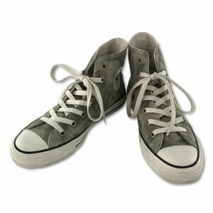 《良品◎》CONVERSE ALL STAR コンバースオールスター★カモフラ柄*ハイカットスニーカー*シューズ*靴*1CJ144*サイズ24.5(AC817)◆S80