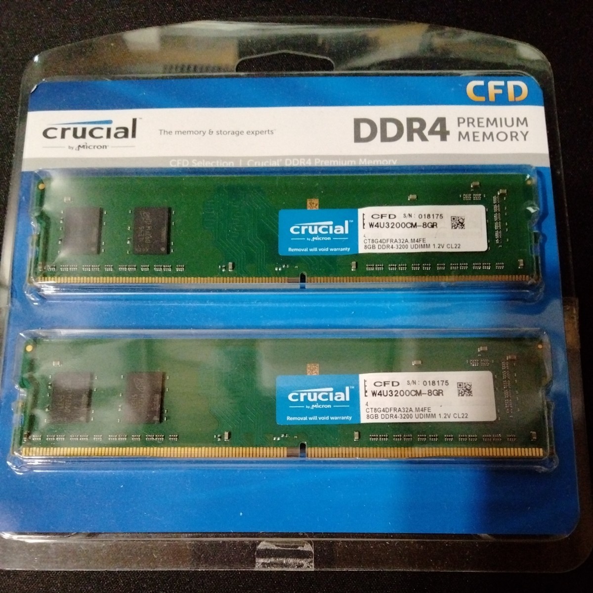 Crucial DDR4 3200 8GBx2枚セット16G W4U3200CM-8GR | JChere雅虎拍卖代购
