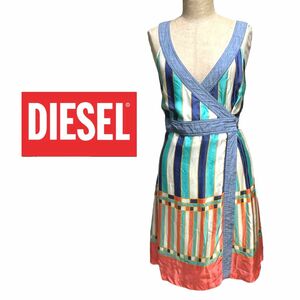 DIESEL ディーゼル ラップ ワンピース キャミ ワンピ