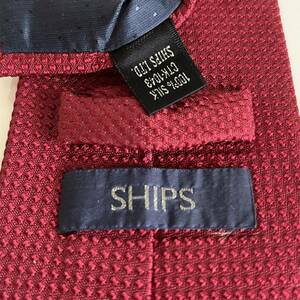 SHIPS(シップス) 赤色ネクタイ