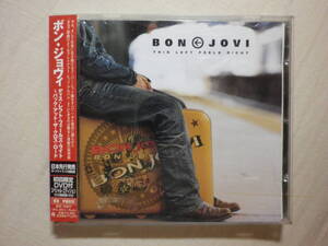 DVD付限定盤 『Bon Jovi/This Left Feels Right+3(2003)』(2003年発売,UICL-9014,国内盤帯付,歌詞対訳付,ヒット曲の再録アルバム)