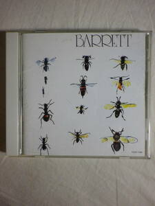 『Syd Barrett/Barrett(1970)』(1992年発売,TOCP-7365,2nd,廃盤,国内盤,歌詞対訳付,David Gilmour,Richard Wright,Jerry Shirley)
