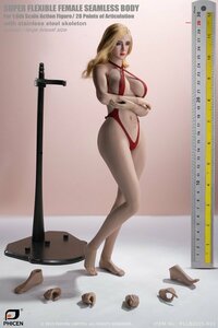 TBLeague S53 1/6 scale si-m less woman body sun tongue pair neck division type te sun doll TBLeague female seamless body series