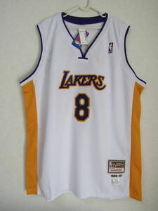 美品！ NBA LAKERS BRYANT #8 コービー・ブライアント Mitchell&Ness ミッチェルアンドネス ロサンゼルス・レイカーズ ユニフォーム 当時物