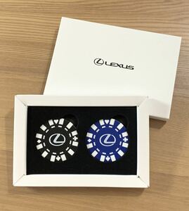 ★LEXUS オリジナル チップマーカー セット★ レクサス ノベルティ ゴルフマーカー 未使用 非売品