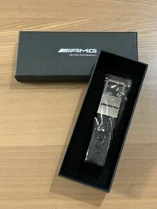 [超レア]★Mercedes-Benz AMG GT Key ring★ Mercedes AMG Collection AMG GT カーボン調 牛革 ブラック キーリング