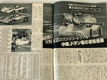 オートスポーツ 1985年5/15 '85富士グランチャンピオンシリーズ/MCS-IV//シルバーストンF3000レース/三菱 スタリオン パジェロ/ニキラウダ_画像5
