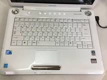 即決☆[部品取りに］TOSHIBA dynabook TX/64HWH PATX64HLPWH ノートPC Core 2Duo P8600 2.40GHz 2GB【ジャンク品】_画像2