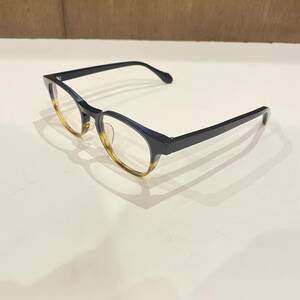 杉本圭 ツートーンカラー ウェリントン型 眼鏡 メガネ