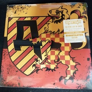 C07 中古LP 中古レコード アヴァター king live in paris AVATAR 未開封 180g カラーディスク 2LP ワッペン,ステッカー付 EO-MLP-46101