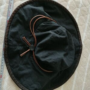 ハット 黒 帽子 サイズ57.5【複数購入割引あり】