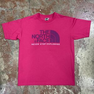 THE NORTH FACE ノースフェイス tek tee 半袖ドライTシャツ ピンク M 八g1