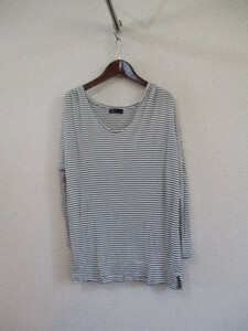 GAP. becomes × black border long sleeve cut and sewn (USED)61518