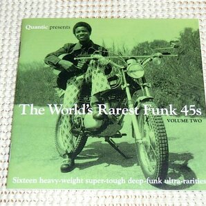 廃盤 Quantic クアンティック 監修 The World's Rarest Funk 45s vol2/ Jazzman /レア曲満載 ドス黒 ファンク 集 Black On White Affair 等