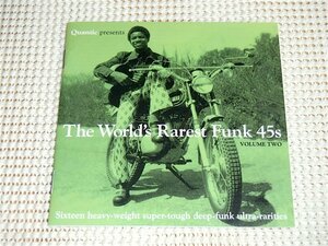 廃盤 Quantic クアンティック 監修 The World's Rarest Funk 45s vol2/ Jazzman /レア曲満載 ドス黒 ファンク 集 Black On White Affair 等