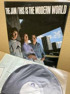 PROMO MPF 1138！稀LP！ジャム The Jam / This Is The Modern World Polydor 見本盤 PAUL WELLER PUNK NEO MODS SAMPLE 1977 JAPAN WL NM