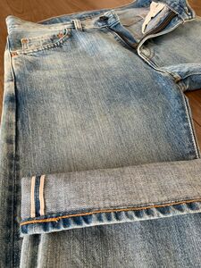 Levi's LVCジーンズデニム リーバイス505 赤耳セルビッジアイスブルー