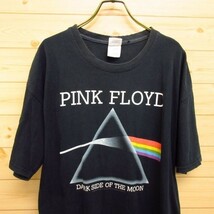 ◎Pink Floyd ピンクフロイド 狂気 2006 ハイチ製◆半袖 Tシャツ グッズ バンド 古着 ヴィンテージ◆メンズ 黒 Lサイズ◆A00025_画像3