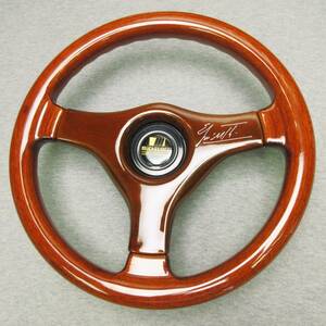 当時物！カロッツェリア・ミケロッティ Michelotti Wood フルパッド小径31φ[W6]傷ほぼ無し極上♪希少検)旧車暴走族街道レーサーoba28パイ