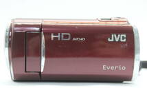 【返品保証】 【録画確認済み】JVC Everio GZ-HM450-R レッド 40x バッテリー付き ビデオカメラ C8426_画像3