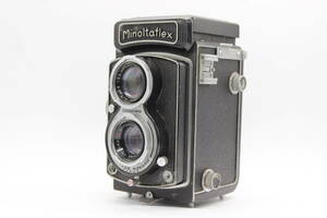 【訳あり品】 ミノルタ Minolta Minoltaflex Chiyoko Rokkor 75mm F3.5 二眼カメラ C9071