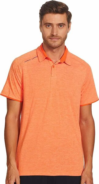 美品 UNDER ARMOUR アンダーアーマー GOLF ゴルフ 吸汗速乾 ドライ バニッシュポロシャツ L 1327029