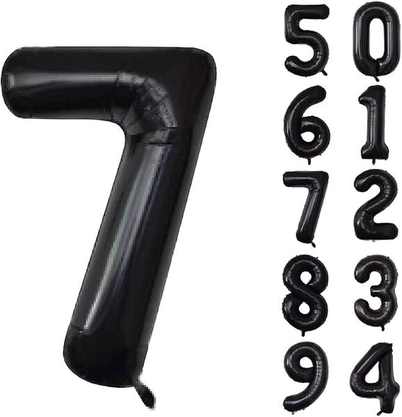 Diva 数字バルーン ビッグ約90cm バルーン 風船 大きい 巨大 数字