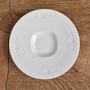 VINTAGE 高級白磁 swid powell Meier White まっしろ デザート皿  アイスクリームにも  白い器 白い食器 白い陶器の画像1