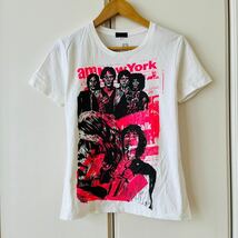 H3736cf 御来光　golike-o FREE Tシャツ　メンズ　ホワイト　イラスト　半袖_画像1